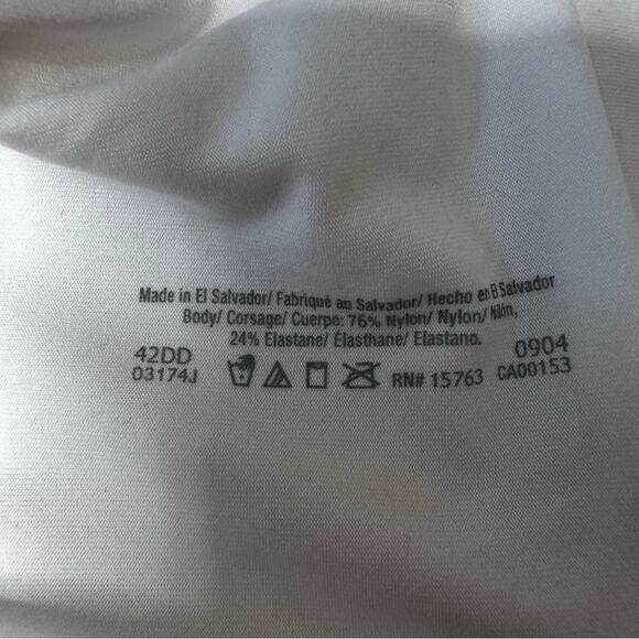 Lilyette by Bali Bra Women’s Size 42DD White Minimizer Underwire Soft Classic - Picture 7 of 11